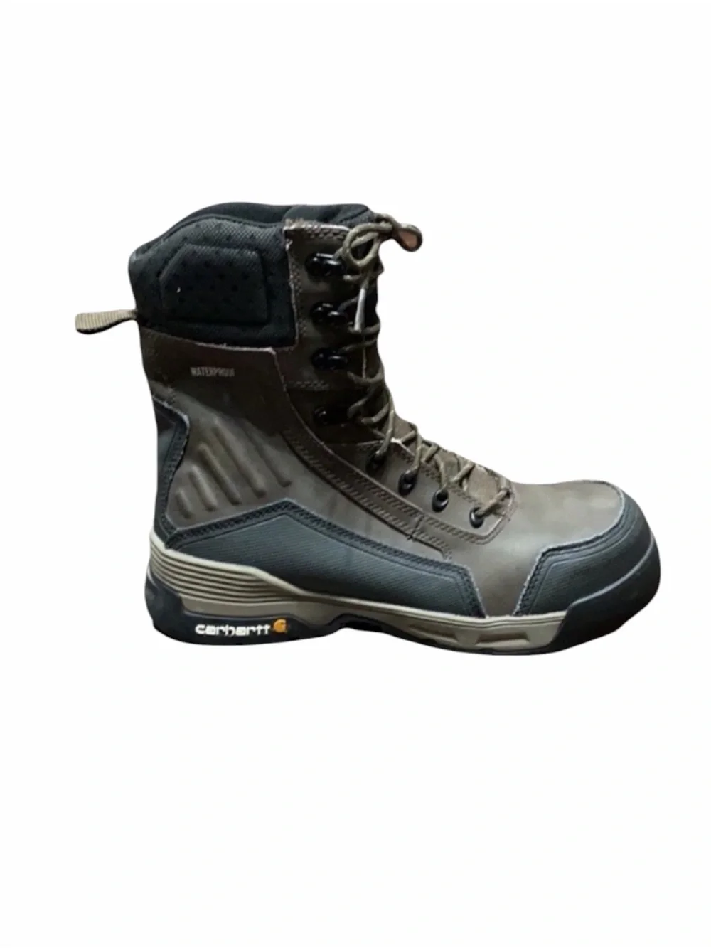 Carhartt CMA8346 Force Brown Waterproof Work Boot Size 9.5